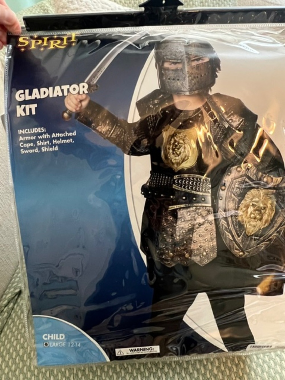 Kids Gladiator Halloween Costume size Large 12-14